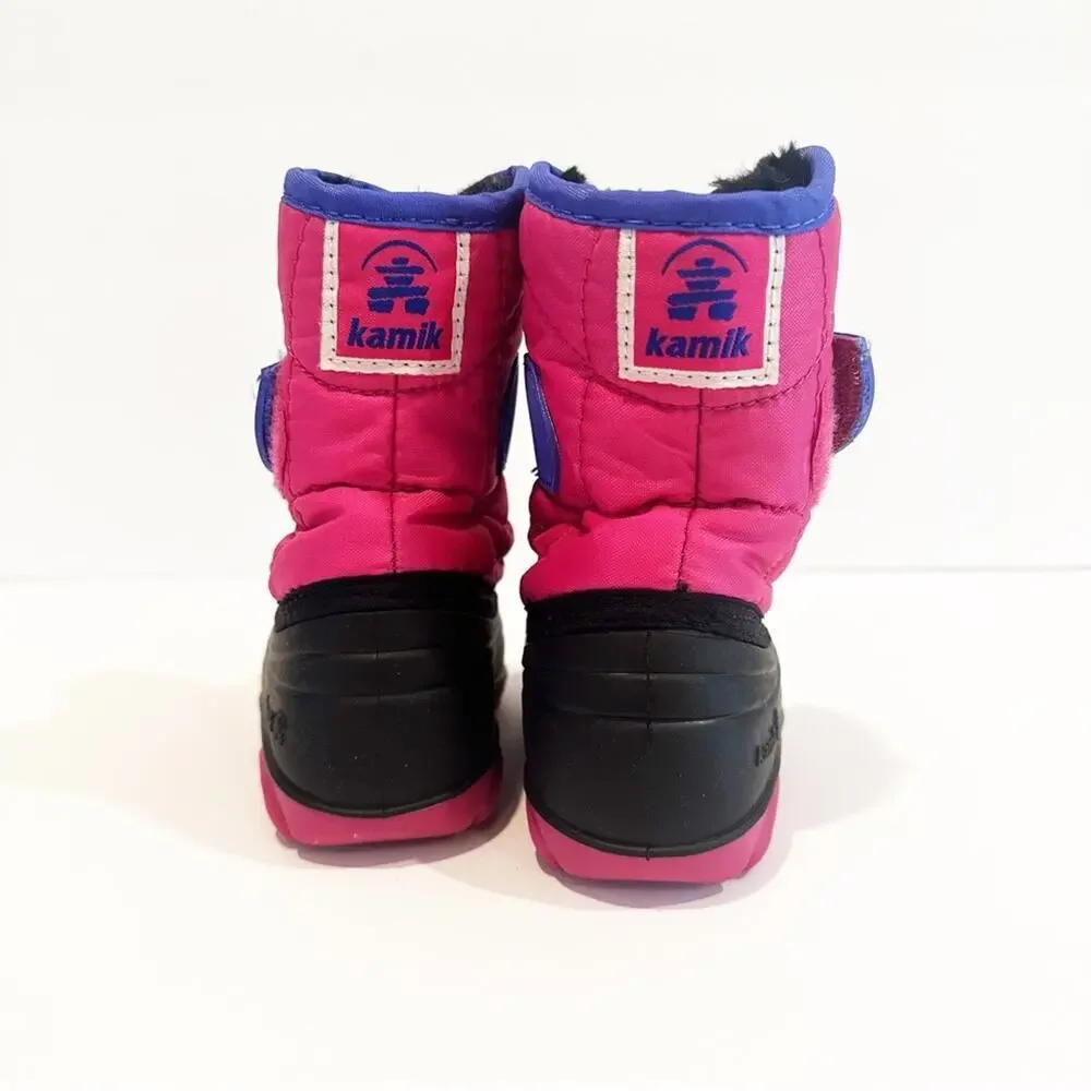 Kamik Snowbug 3 sz 5 Toddler Girls Waterproof Insulated Winter Boots Snow Boots
